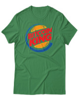 T-Shirt Αντρικό - Bitcoin King - Color Thumbnail Πράσινο