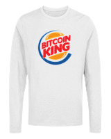 Μακρυμάνικο Μακό Αντρικό - Bitcoin King - Color Thumbnail 'Ασπρο