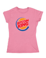 Κοριτσίστικο Κοντομανικο Παιδικό - Bitcoin King - Color Thumbnail Ροζ