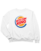 Φούτερ χωρίς κουκούλα Παιδικό - Bitcoin King - Color Thumbnail 'Ασπρο