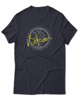 T-Shirt Αντρικό - Bitcoin Money Gold - Color Thumbnail Σκούρο Μπλε