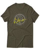 T-Shirt Αντρικό - Bitcoin Money Gold - Color Thumbnail Χακί