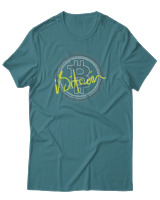 T-Shirt Αντρικό - Bitcoin Money Gold - Color Thumbnail Μπλε Πράσινο