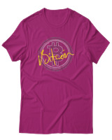 T-Shirt Αντρικό - Bitcoin Money Gold - Color Thumbnail Φουξια