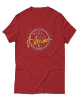 T-Shirt  Γυναικείο - Bitcoin Money Gold - Color Thumbnail Κόκκινο