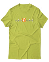 T-Shirt Αντρικό - Bitcoin Sign - Color Thumbnail Λαχανί