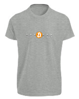 T-Shirt Fit Αντρικό - Bitcoin Sign - Color Thumbnail Γκρι Μελανζέ