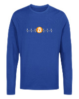 Μακρυμάνικο Μακό Αντρικό - Bitcoin Sign - Color Thumbnail Μπλε Ρουά