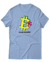 T-Shirt Αντρικό - Bitcoin TV - Color Thumbnail Γαλάζιο