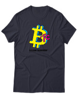 T-Shirt Αντρικό - Bitcoin TV - Color Thumbnail Σκούρο Μπλε