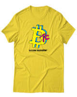 T-Shirt Αντρικό - Bitcoin TV - Color Thumbnail Χρυσό Κίτρινο