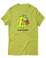 T-Shirt Αντρικό - Bitcoin TV - Color Thumbnail Λαχανί