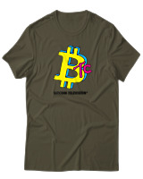 T-Shirt Αντρικό - Bitcoin TV - Color Thumbnail Χακί