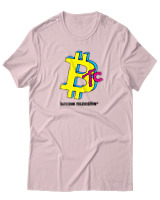 T-Shirt Αντρικό - Bitcoin TV - Color Thumbnail Απαλό Ροζ
