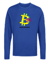 Μακρυμάνικο Μακό Αντρικό - Bitcoin TV - Color Thumbnail Μπλε Ρουά