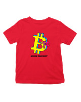 T-Shirt  Παιδικό - Bitcoin TV - Color Thumbnail Κόκκινο