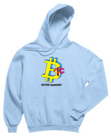 Φούτερ με κουκούλα Παιδικό - Bitcoin TV - Color Thumbnail Γαλάζιο