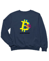Φούτερ χωρίς κουκούλα Παιδικό - Bitcoin TV - Color Thumbnail Σκούρο Μπλε