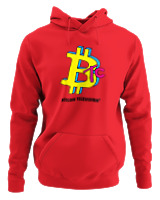 Φούτερ με κουκούλα Γυναικείο - Bitcoin TV - Color Thumbnail Κόκκινο