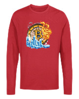 Μακρυμάνικο Μακό Αντρικό - Bitcoins Fire - Color Thumbnail Κόκκινο