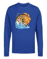 Μακρυμάνικο Μακό Αντρικό - Bitcoins Fire - Color Thumbnail Μπλε Ρουά