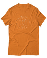 T-Shirt Αντρικό - Bitcoins Stars - Color Thumbnail Πορτοκαλί