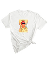 T-Shirt Woman Fashion Γυναικείο - Bite me - Color Thumbnail WHITE