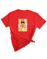 T-Shirt Woman Fashion Γυναικείο - Bite me - Color Thumbnail RED
