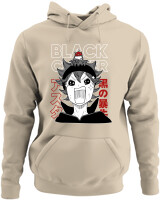 Φούτερ με κουκούλα - Black Clover - Color Thumbnail Μπέζ