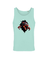 Αμάνικο Μπλουζάκι Αντρικό - Black Dragons - Color Thumbnail Arctic Blue