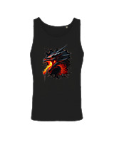 Αμάνικο Μπλουζάκι Αντρικό - Black Dragons - Color Thumbnail Μαύρο