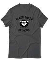 T-Shirt Αντρικό - Black Sheep By Choice - Color Thumbnail Ανθρακί