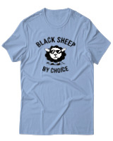T-Shirt Αντρικό - Black Sheep By Choice - Color Thumbnail Γαλάζιο