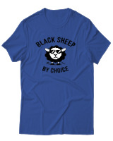 T-Shirt Αντρικό - Black Sheep By Choice - Color Thumbnail Μπλε Ρουά