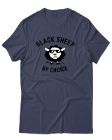 T-Shirt Αντρικό - Black Sheep By Choice - Color Thumbnail Μπλε Γκρι