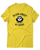 T-Shirt Αντρικό - Black Sheep By Choice - Color Thumbnail Χρυσό Κίτρινο