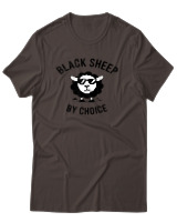 T-Shirt Αντρικό - Black Sheep By Choice - Color Thumbnail Καφέ
