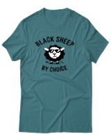 T-Shirt Αντρικό - Black Sheep By Choice - Color Thumbnail Μπλε Πράσινο