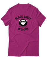 T-Shirt Αντρικό - Black Sheep By Choice - Color Thumbnail Φουξια