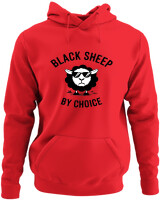 Φούτερ με κουκούλα - Black Sheep By Choice - Color Thumbnail Κόκκινο