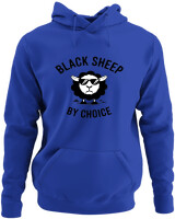 Φούτερ με κουκούλα - Black Sheep By Choice - Color Thumbnail Μπλε Ρουά