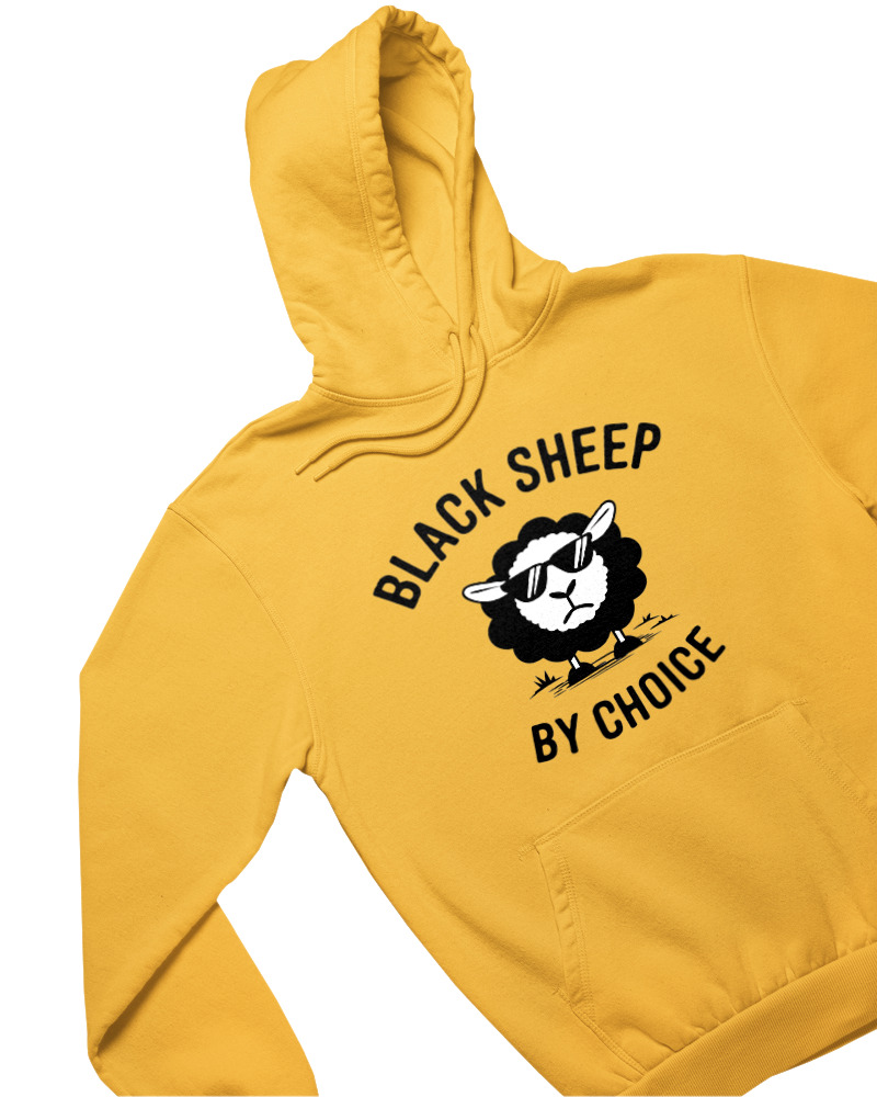 Φούτερ με κουκούλα - Black Sheep By Choice - Image 1