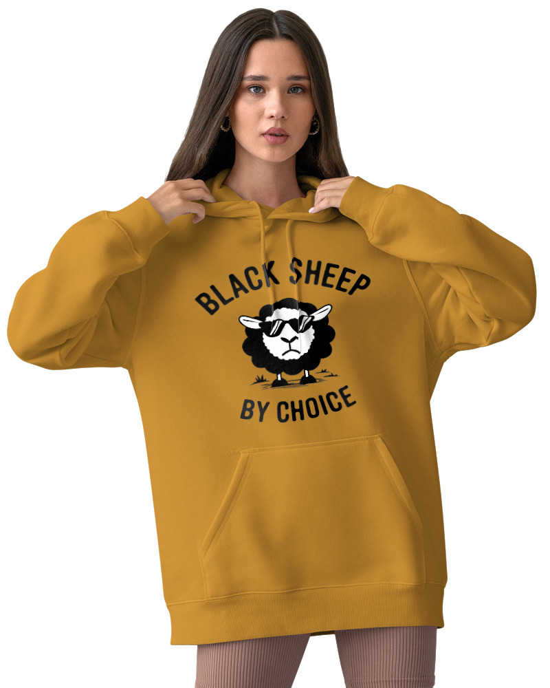 Φούτερ με κουκούλα - Black Sheep By Choice - Image 2