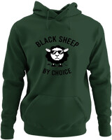 Φούτερ με κουκούλα - Black Sheep By Choice - Color Thumbnail Κυπαρισσί