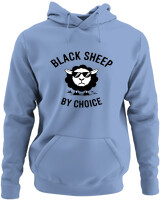 Φούτερ με κουκούλα - Black Sheep By Choice - Color Thumbnail Blue Carolina