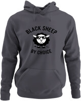 Φούτερ με κουκούλα - Black Sheep By Choice - Color Thumbnail Ανθρακί