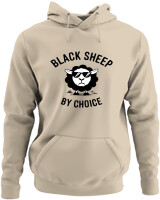Φούτερ με κουκούλα - Black Sheep By Choice - Color Thumbnail Μπέζ