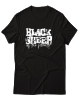 T-Shirt Αντρικό - Black Sheep Of The Family - Color Thumbnail Μαύρο