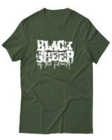T-Shirt Αντρικό - Black Sheep Of The Family - Color Thumbnail Κυπαρισσί