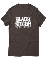 T-Shirt Αντρικό - Black Sheep Of The Family - Color Thumbnail Καφέ